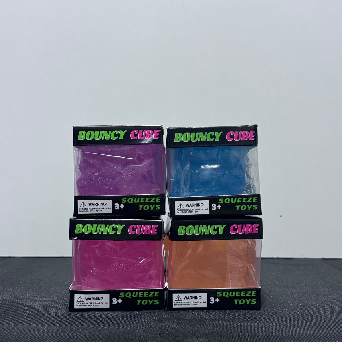 Textured Bubble Cube Squishy - Super Solid Stress Ball Sensory Squeeze Fidget Toy
