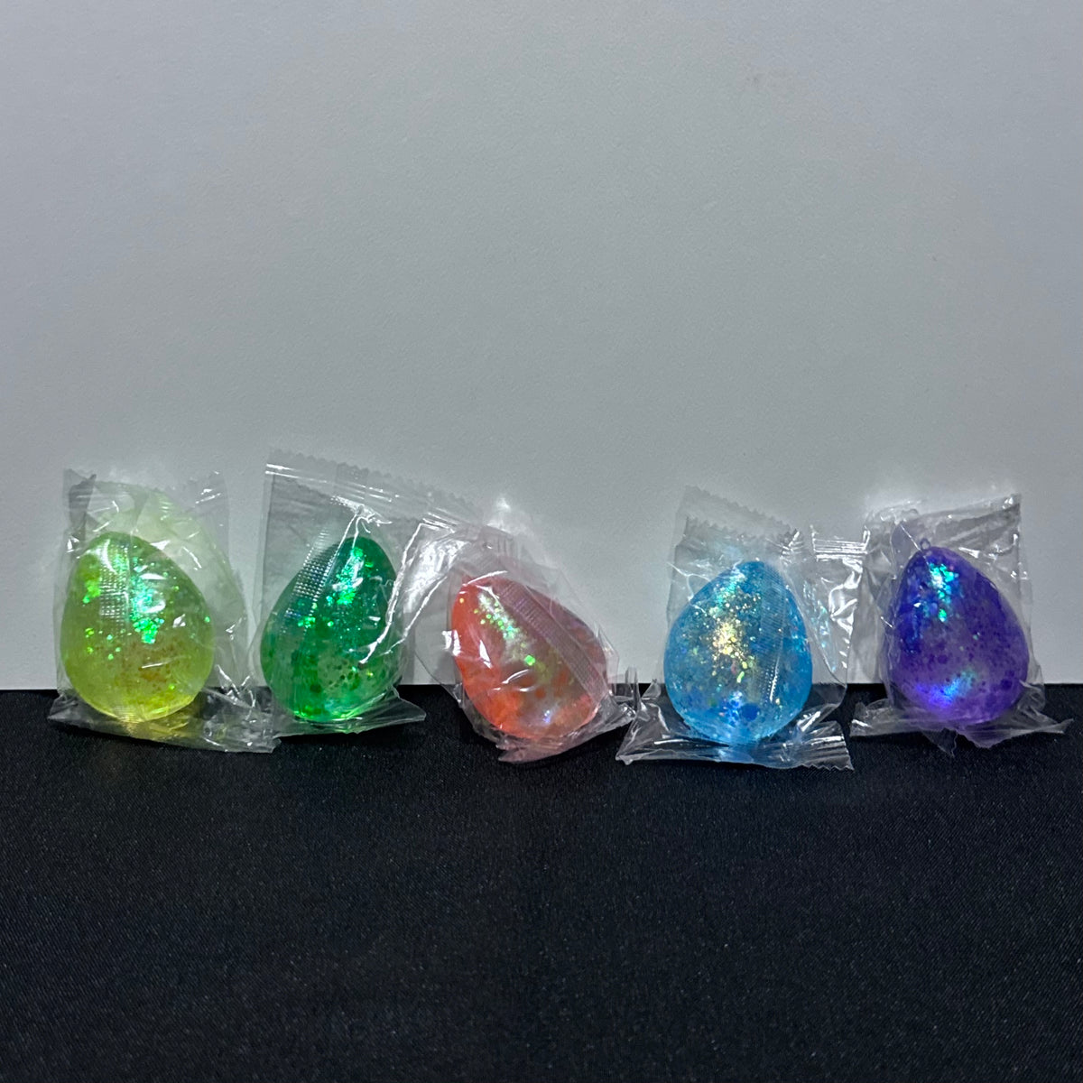 Small Teardrop Squishy Toy - Glitter Dream Drop Sugar Gel Stress Ball Sensory Squeeze Fidget
