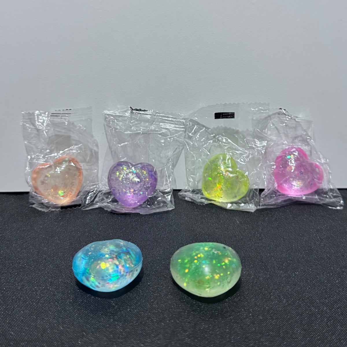 Mini Glitter Heart Squishy - Slow Rise Maltose Sensory Toy