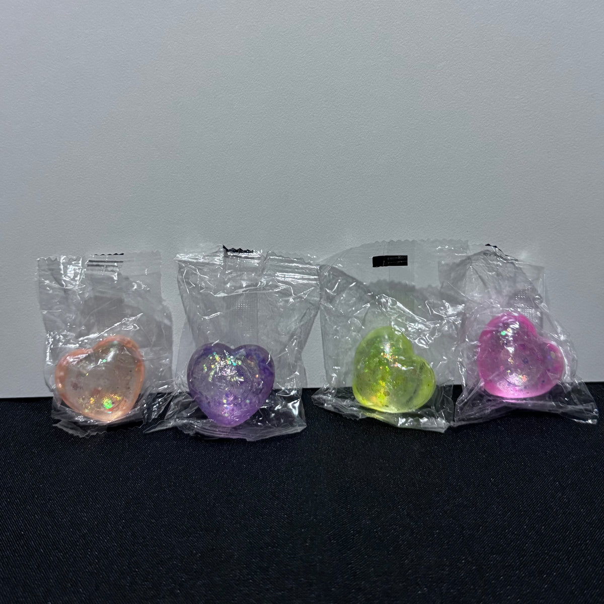 Mini Glitter Heart Squishy - Slow Rise Maltose Sensory Toy