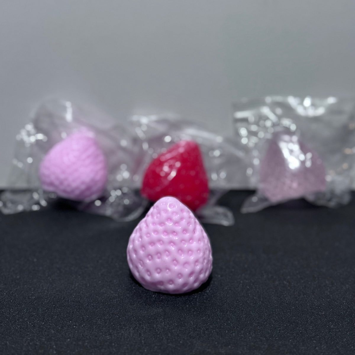 Tabba Strawberry Squishy Selection - Three Different Versions - Super Soft Sensory Squishies