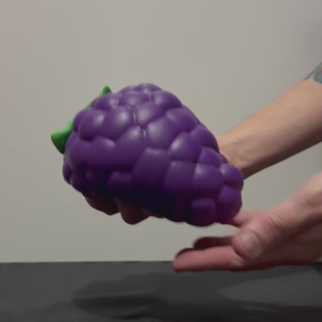 XL Fruit Squishy - Pineapple Or Grape - Sensory Extra Large Toy